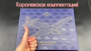 Королевская комплектация! P-40N в 1/48 масштабе от фирмы «Eduard».
