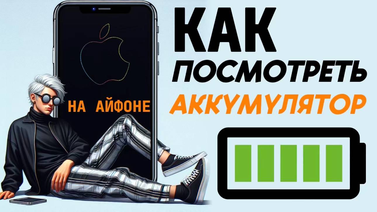 Как посмотреть аккумулятор на айфоне? смотреть онлайн