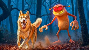 ОРАНЖЕВЫЙ КАМНЕЕЖКА СОЖРАЛ КОРЖИКА!! Хаски Бублик Говорящая собака