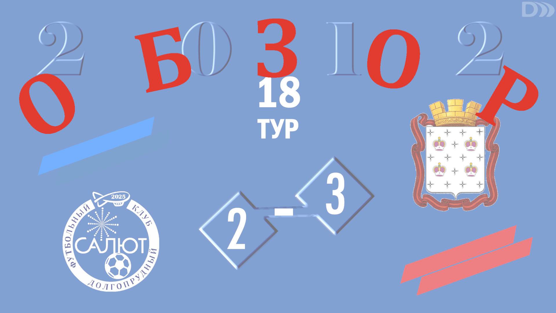 Обзор игры ФСК Салют 2012 2-3 СШ Дмитров смотреть онлайн