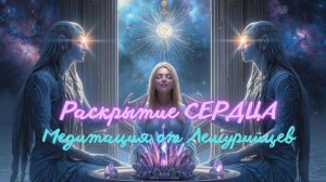 Раскрытие серца. Медитация от Лемурийцев. #вселеннаяя , #душа