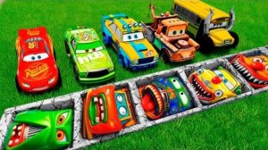 Машинки Pixar сражаются с гигантскими ямами-ловушками! Сможет ли Молния Маккуин пройти окончательное