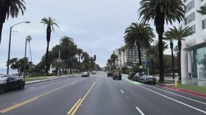 Дождливый Малибу - Живописная поездка 4K HDR - Лос-Анджелес, США