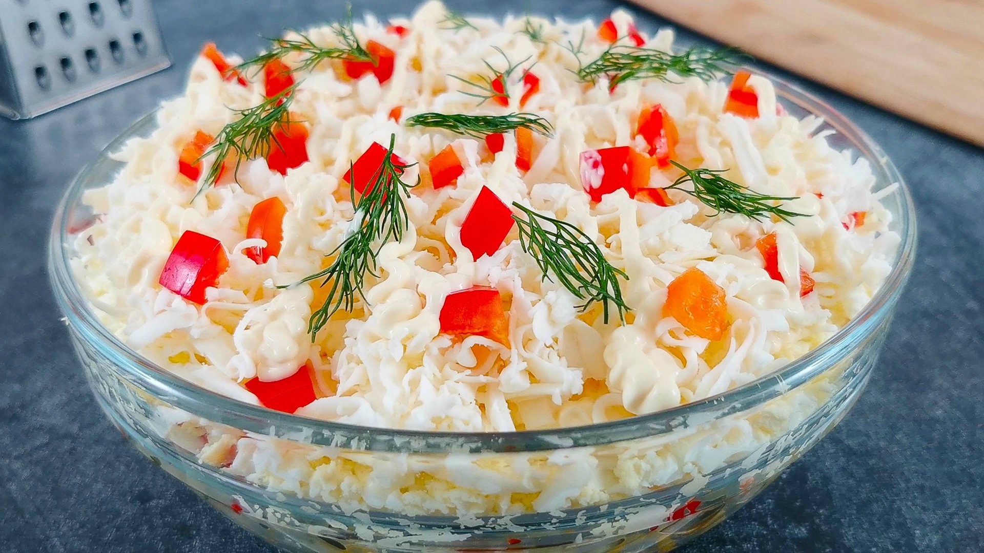 Салат Мария. Простой и очень вкусный смотреть онлайн