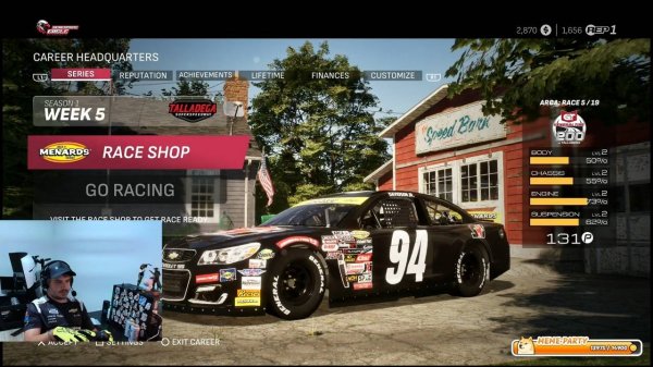 Maddyson - играет в NASCAR 25 #2