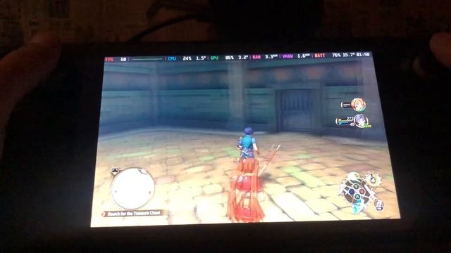 Trails In The Sky 1st Chapter геймплей на Steam Deck LCD