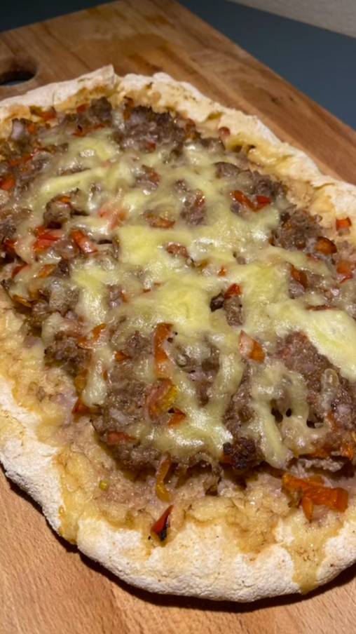 ОТКРЫТЫЙ ПИРОГ С МЯСОМ без глютена