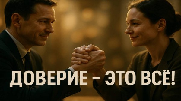 Доверие это главное.