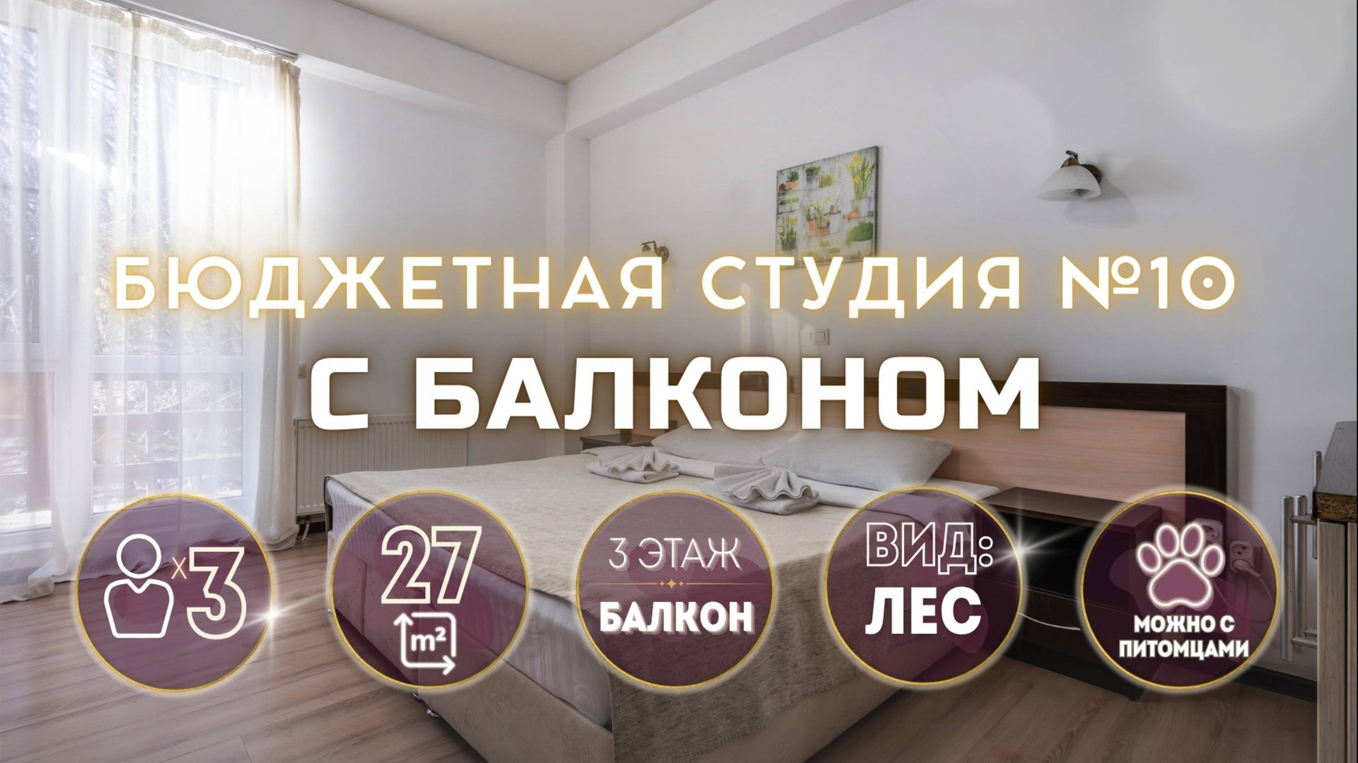 Бюджетная Студия с балконом Калиновая 9А смотреть онлайн