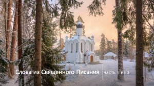 Глава 1. СЛОВА ИЗ СВЯЩЕННОГО ПИСАНИЯ (1 из 3)