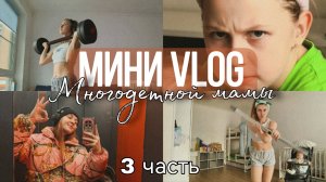 Мини ВЛОГ МНОГОДЕТНОЙ МАМЫ 3 часть