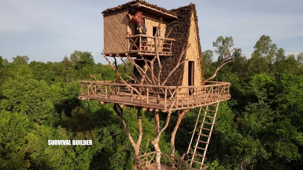 Построили дом из бамбука своими руками смотреть онлайн