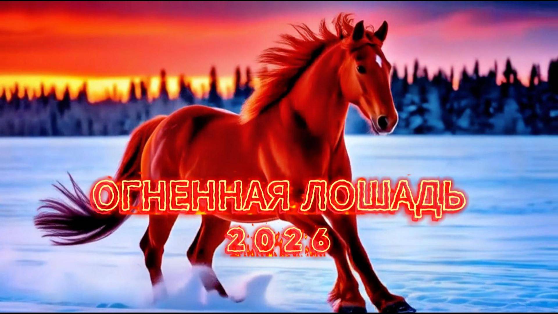 ❄️ ОГНЕННАЯ ЛОШАДЬ. 2026❄️❄️❄️🐴 смотреть онлайн