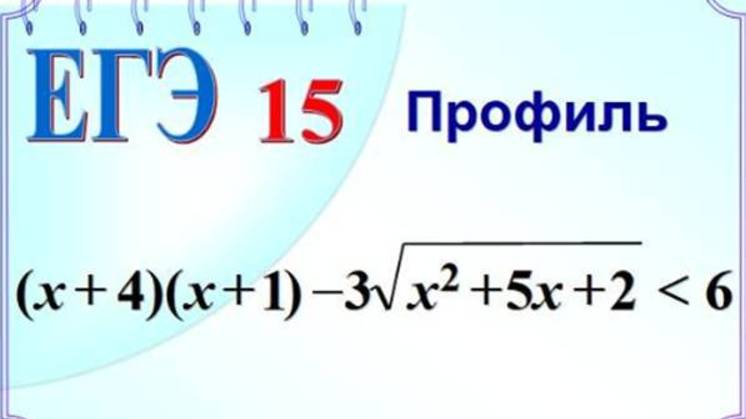 Иррациональное неравенство. Замена смотреть онлайн