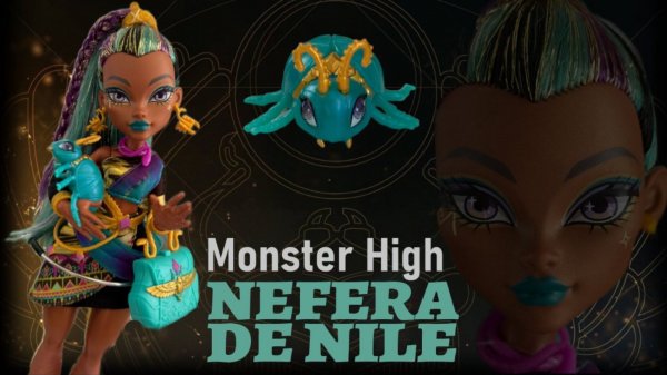 Monster high Nefera De Nile 🦂 невероятно красивая кукла 🪲