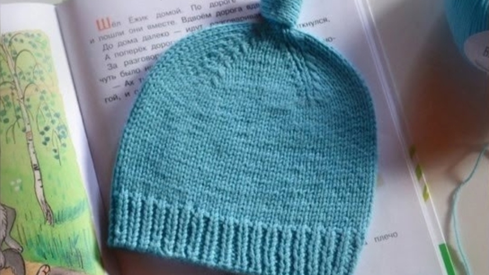 ШАПОЧКА УЗЕЛОК ДЛЯ САМЫХ МАЛЕНЬКИХ 🥰 смотреть онлайн