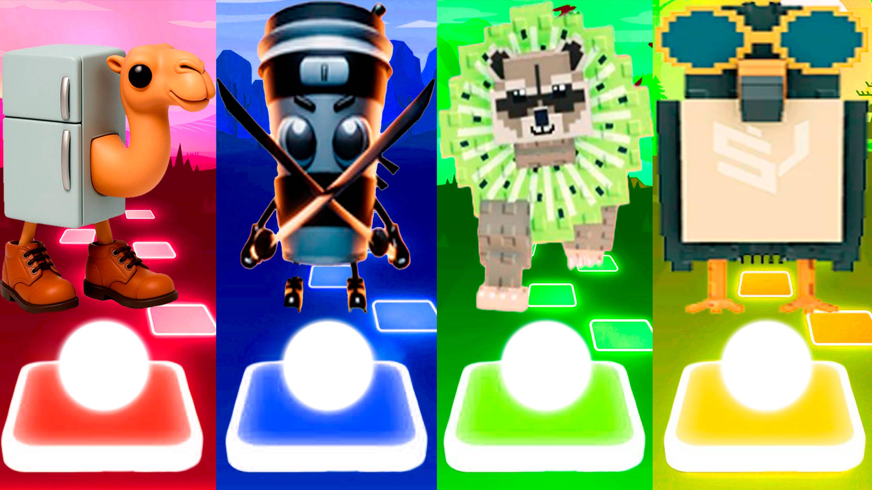 ФРИГО КАМЕЛО 🆚 КАПУЧИНО АССАСИНО 🆚 ПИПИ КИВИ 🆚 ФЛУРИ ФЛУРА | Tiles Hop №248 смотреть онлайн