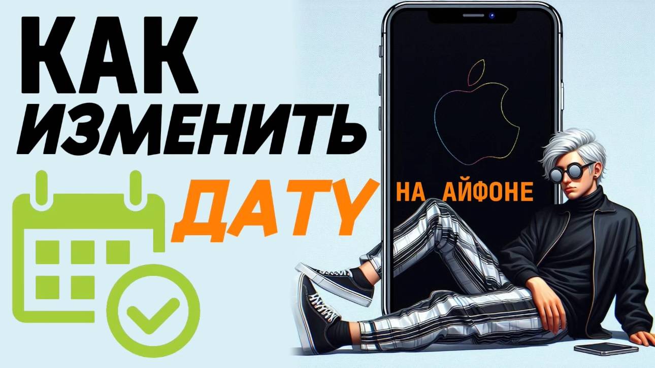 Как изменить дату на айфоне? смотреть онлайн