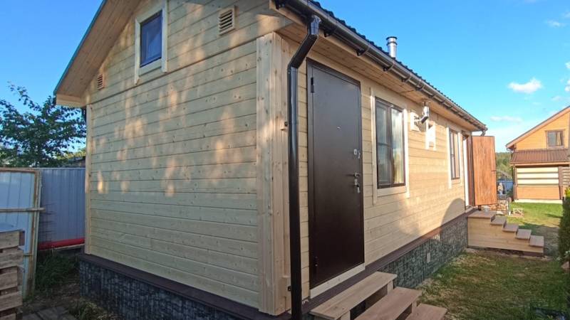 Баня — мать вторая или мать родная! Баня с хозблоком по индивидуальному проекту всего за 3 недели смотреть онлайн