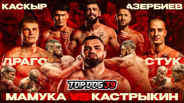Мамука VS Кастрыкин, Драго VS Стук, Каскыр VS Азербиев | TOP DOG 39, Уфа
