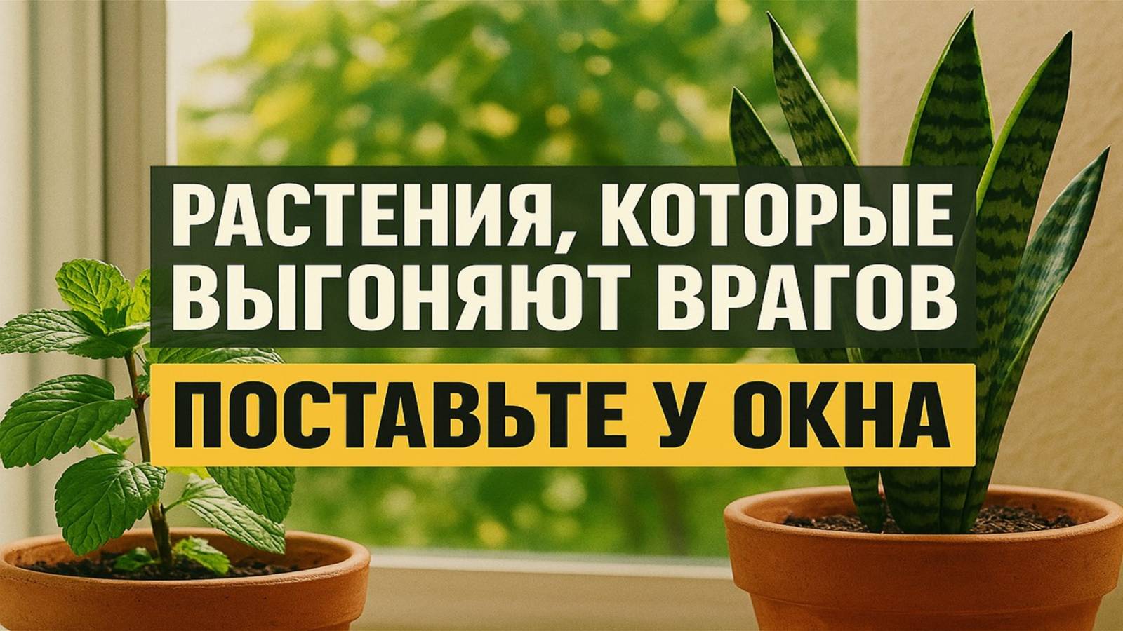 Растения, которые выгоняют врагов из дома: поставьте у окна и зло уйдёт навсегда смотреть онлайн