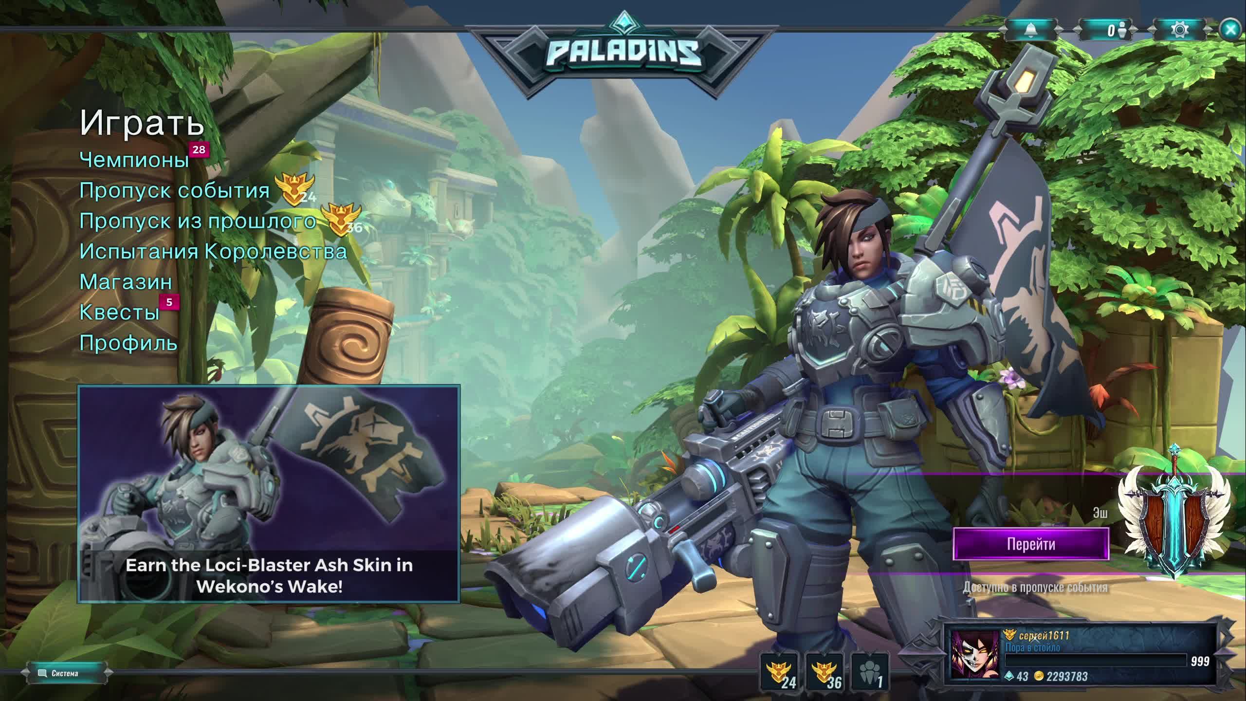 Paladins - всего понемногу