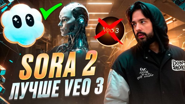 SORA 2 ЛУЧШЕ VEO 3 ?