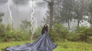 ПОХОД ПОД ПРОЛИВНЫМ ДОЖДЕМ ⛈️ ОДИНОЧНЫЙ ПОХОД ПОД ПРОЛИВНЫМ ДОЖДЕМ С ГРОЗОЙ‼️