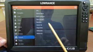 Настройка Lowrance