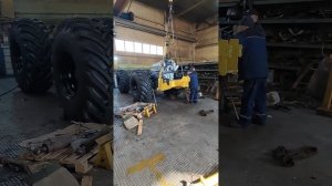 Собираем #трактор #хтз #т150