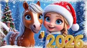 С Новым 2026 годом! Прикольные Поздравления С Годом Лошадки! Весёлые,Прикольные,Новогодние Мультики