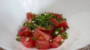 Салат из помидоров, такой еще вы не готовили!