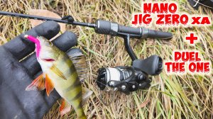 Mifine Nano Jig Zero и Duel The One Hardcore PE #0,2 . Мормышинг на окуня перед ледоставом.