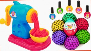 Мультики для детей. Мячики и лак для ногтей против мясорубки. Смотреть Мультики для малышей.