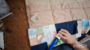 Одеяло готово. Уже испытала в работе-греет.