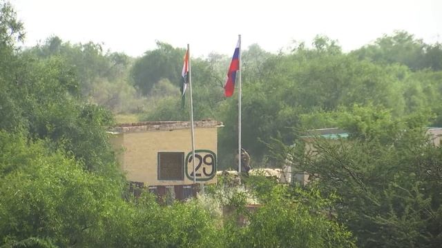 Индия. Торжественное закрытие учений. смотреть онлайн