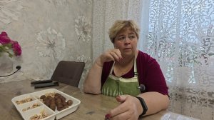 Замечательный обед для нашей семьи:/суп из белых грибов/ печень по строгоновски/