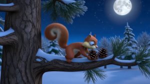 Мультфильм для детей. Зимний сон леса