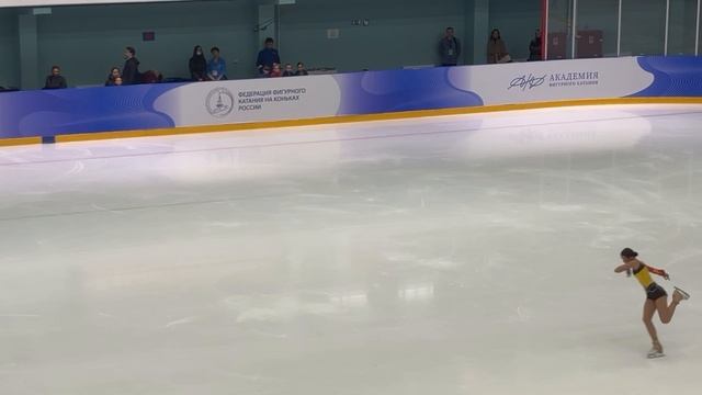Ксения Фадеева-короткая программа на турнире памяти Н. Панина-Коломенкина 11.10.2025