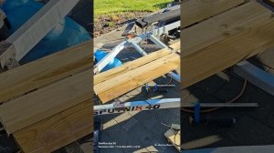 Трапик на лодочный прицеп.