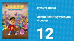 Элвиннн!!! И бурундуки 4 сезон 12 серия (мультсериал, 2019)