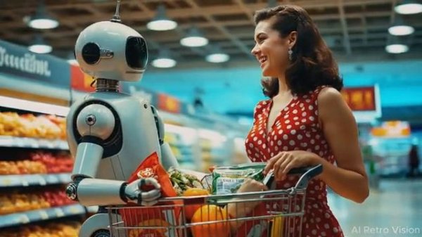 Visions of the Future - 1950s Retro AI Fantasy