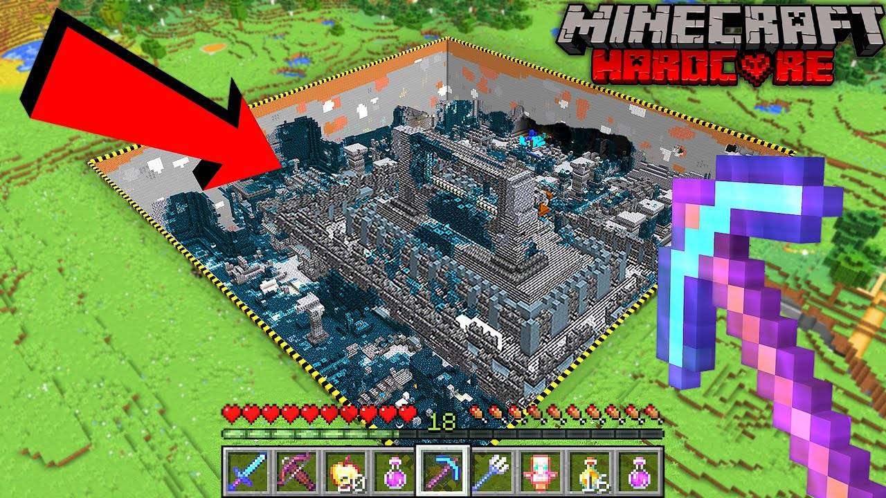 Я выкопал ДРЕВНИЙ ГОРОД ВАРДЕНА в Майнкрафт Хардкор спустя 100 Дней