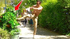 BUSHMAN PRANK_ WHAT WOULD YOU DO_