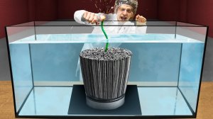 ПОДЖИГАЕМ 1000 БЕНГАЛЬСКИХ ОГНЕЙ ПОД ВОДОЙ!