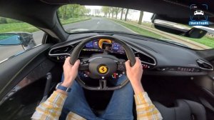 FERRARI 296 GTB [830 л.с. V6 Hybrid] POV Test Drive