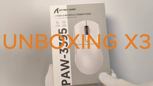 📦 ATTACK SHARK X3 — UNBOXING | ASMR | РАСПАКОВКА