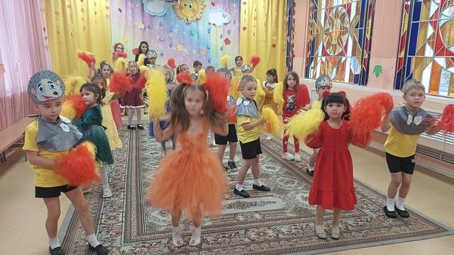 Танец "Разнацветная осень" смотреть онлайн