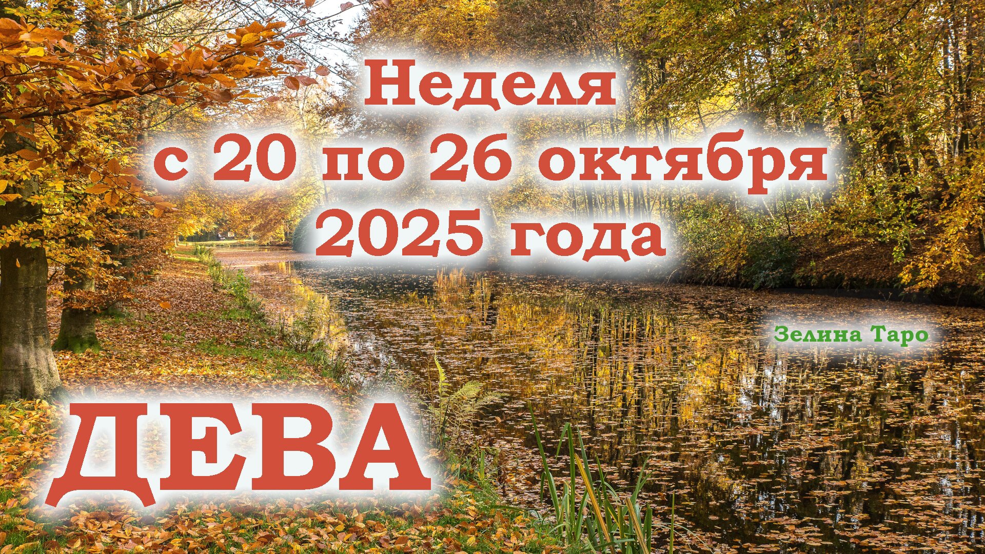 ДЕВА | ТАРО прогноз на неделю с 20 по 26 октября 2025 года смотреть онлайн