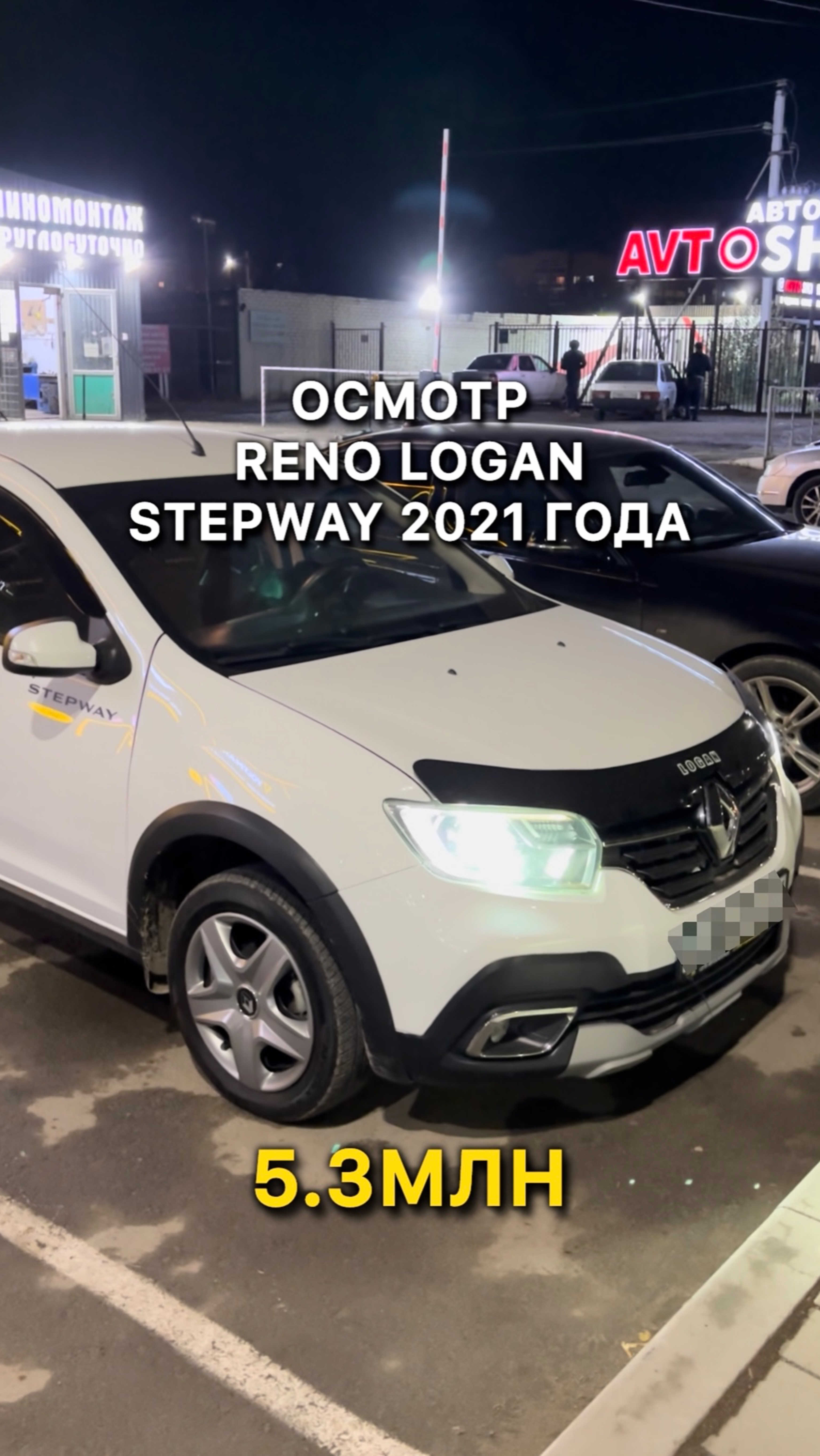Осмотр Reno Logan Stepway 2021 года #автоподбор #рено #логан #актобе04 смотреть онлайн